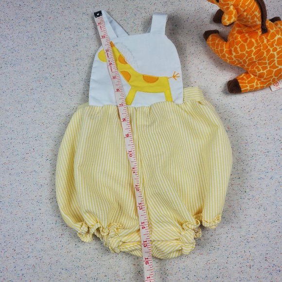 Vintage Giraffe Sunsuit & Jacket Set 12 months - Picture 5 of 11